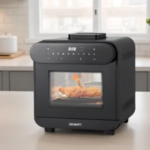 15L Steam Air Fryer Oven, 8 Presets, 1600W - Devanti