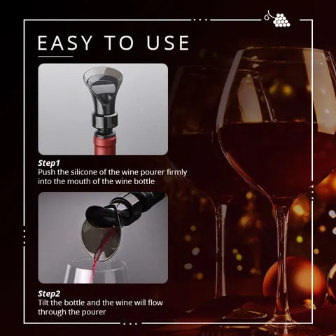 2in1 Wine Stopper Decanter