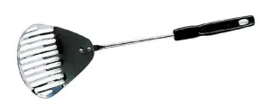 Chrome Litter Scoop with plastic Handle