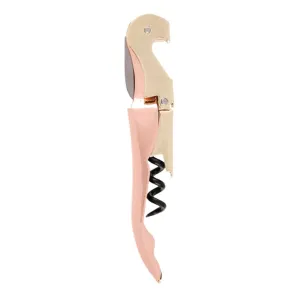 Deluxe Double Hinged Stainless Steel Corkscrew Rose Gold