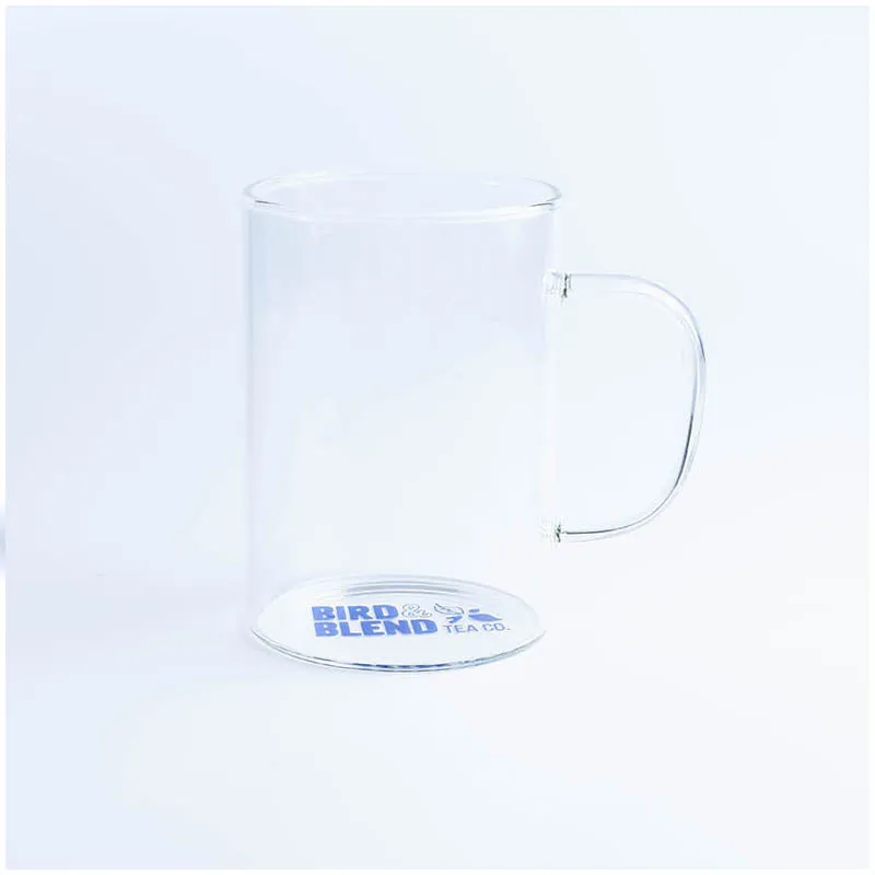 Glass Tea Infuser Mug with Lid