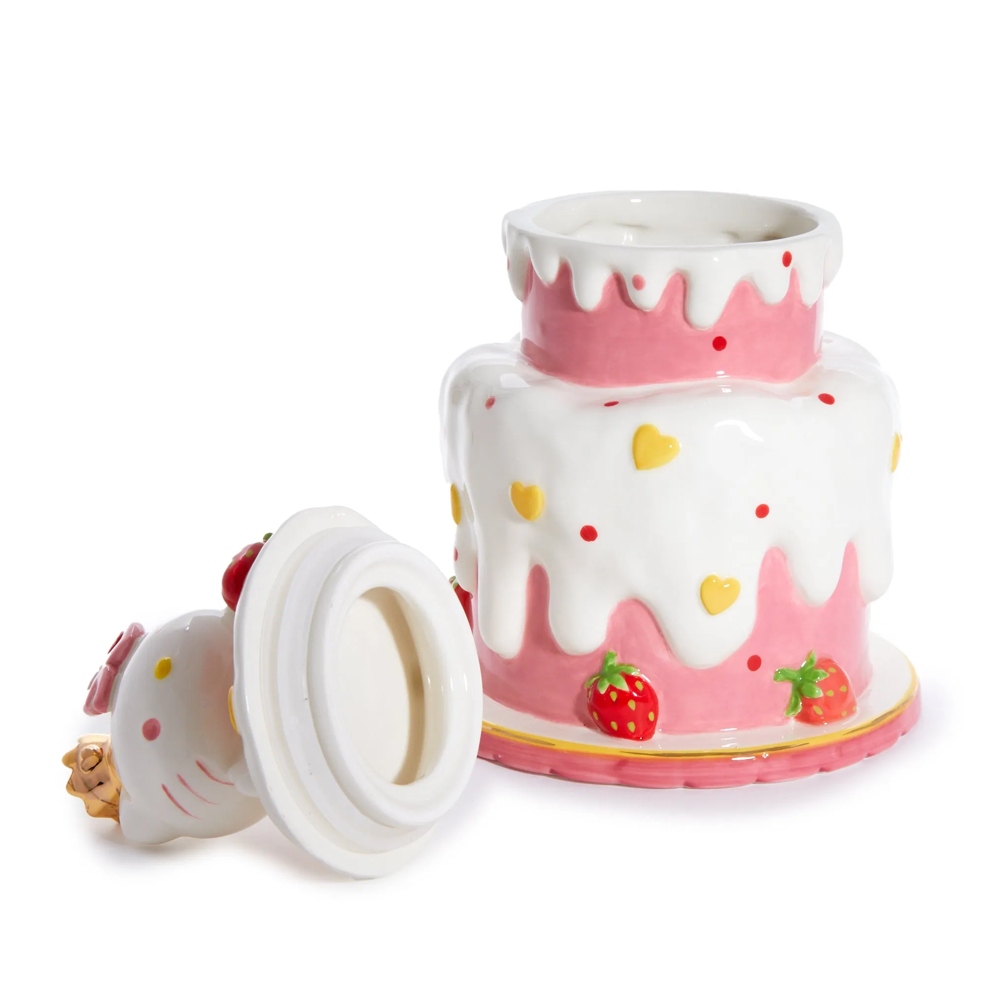 Hello Kitty 50th Anniversary Ceramic Cake Cookie Jar