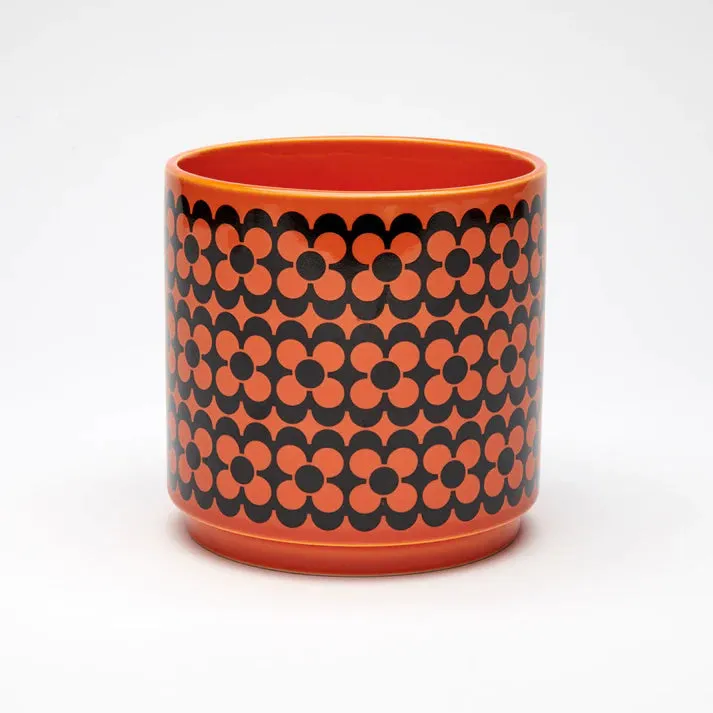 Hornsea Planty Medium - Repeat Flower Orange