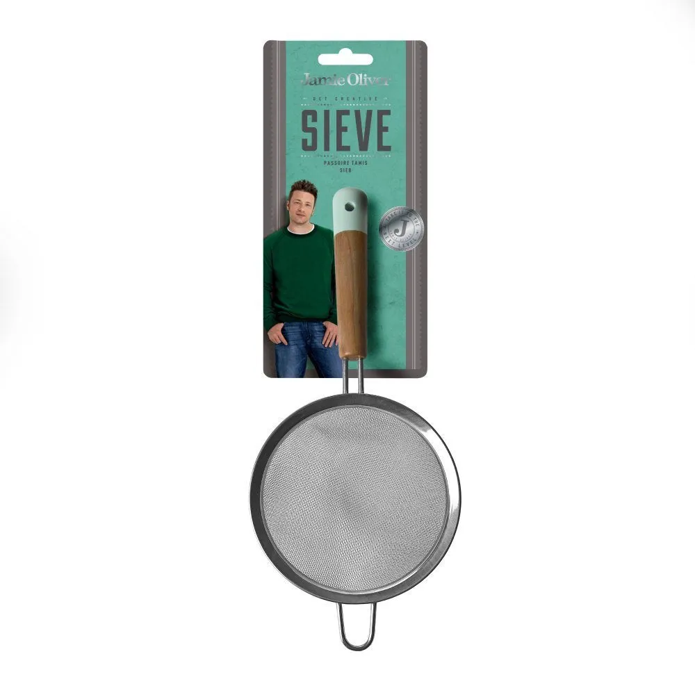 Stainless Steel Fine Mesh Kitchen Strainer Sieve by Jamie Oliver for Baking