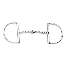 JP Korsteel SS Corkscrew Mouth Dee Ring Snaffle