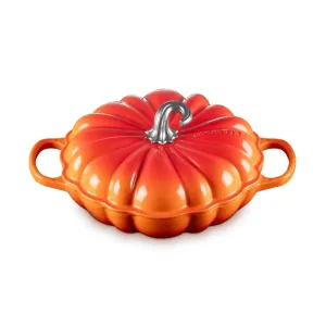 Le Creuset Pumpkin Shallow Casserole Volcanic 28cm