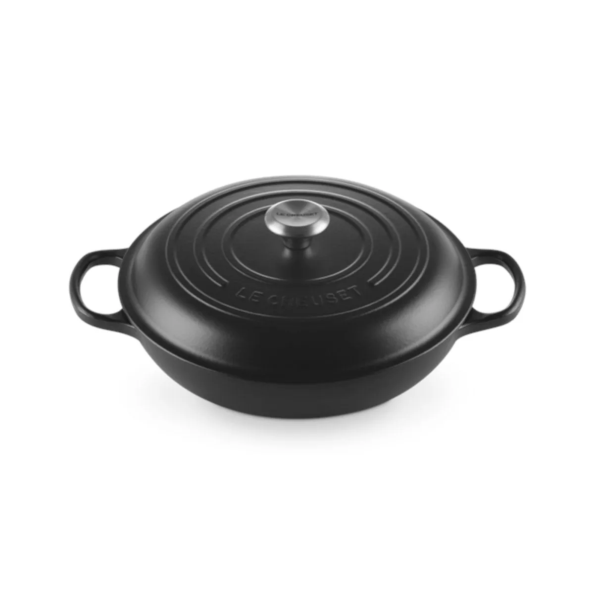 Le Creuset Signature Shallow Casserole Satin Black 30cm (3.5L)