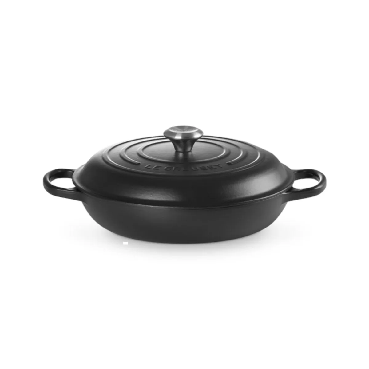 Le Creuset Signature Shallow Casserole Satin Black 30cm (3.5L)