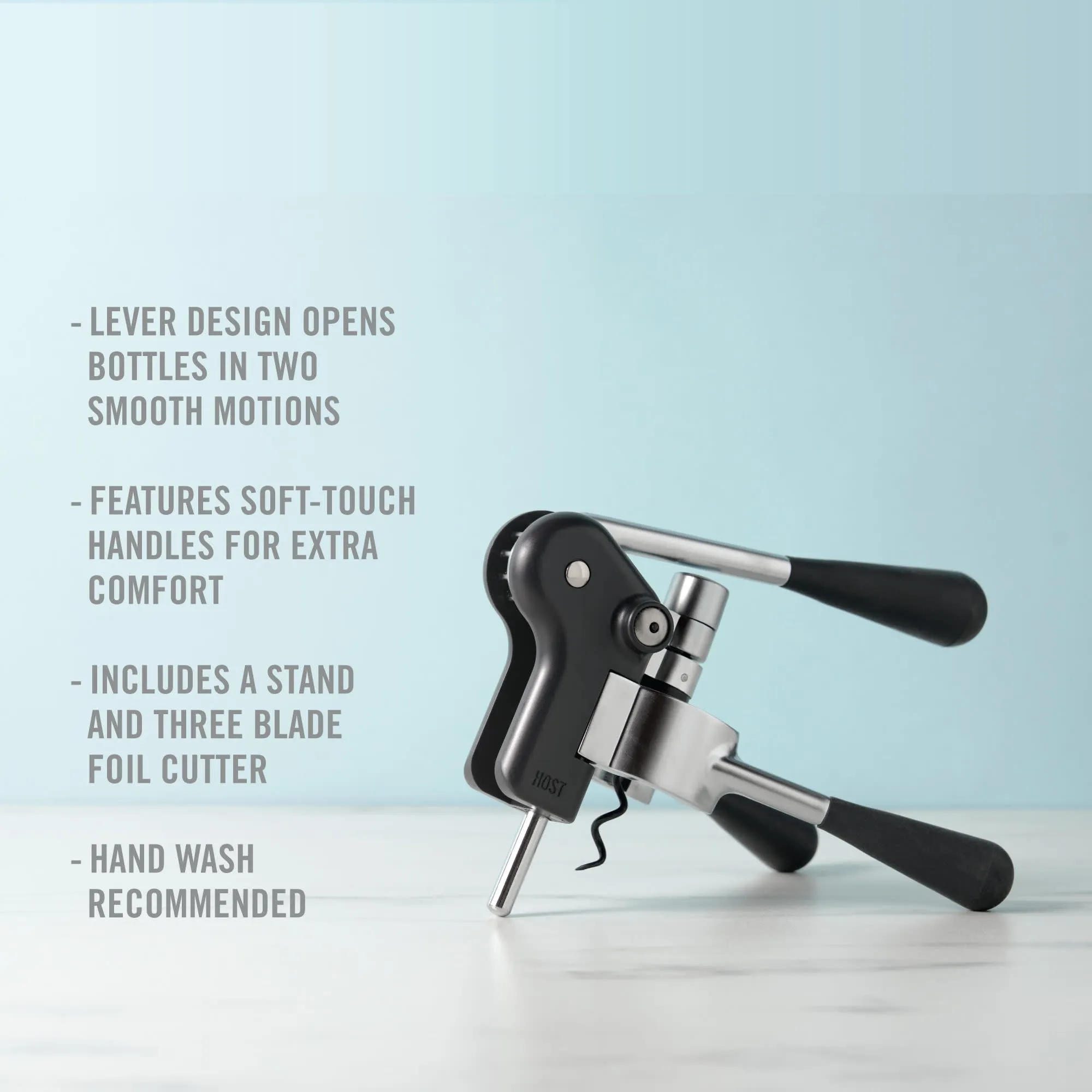 Lever Corkscrew Set