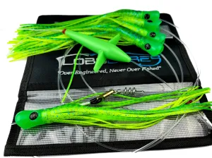 Lobo Lures #400 Skipjack Hybrid Teaser Daisy Chain w/ Corkscrew Swivel