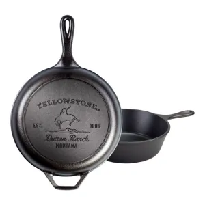 Lodge Yellowstone™ Seasoned Cast Iron Bucking Bronco Combo Cooker