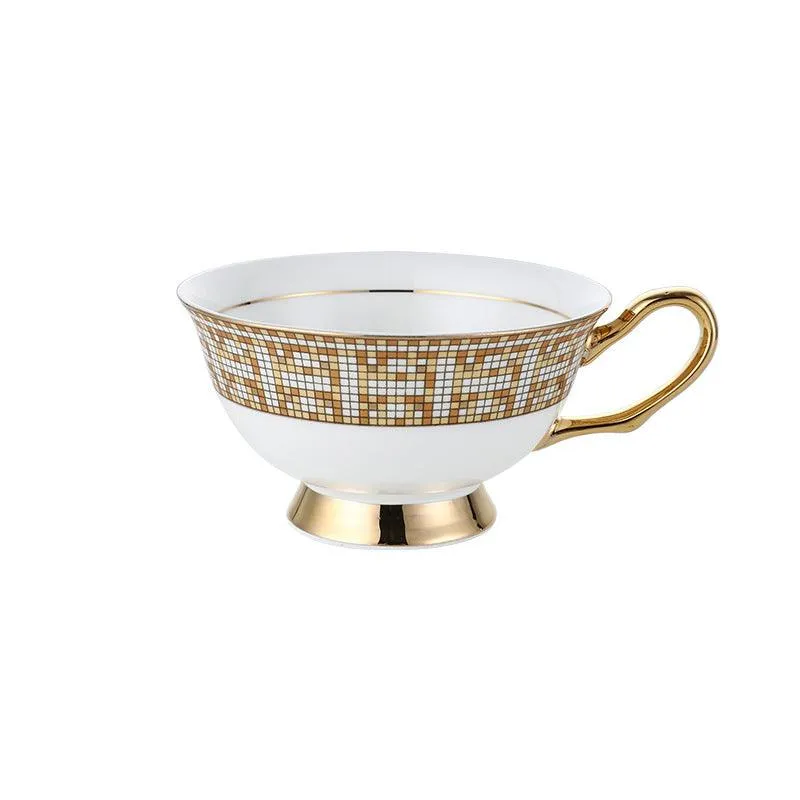 MOSAIC LUXURY TEA CUP & SAUCER - SET OF 2