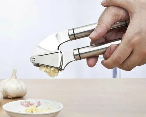 Premium 304 Stainless Steel Mechanic Garlic Press Crusher