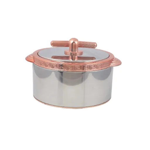 RISHABH 3-Piece Insulated Casserole Set in Rose Gold - Sizes: 1500ml, 2000ml, 2500ml