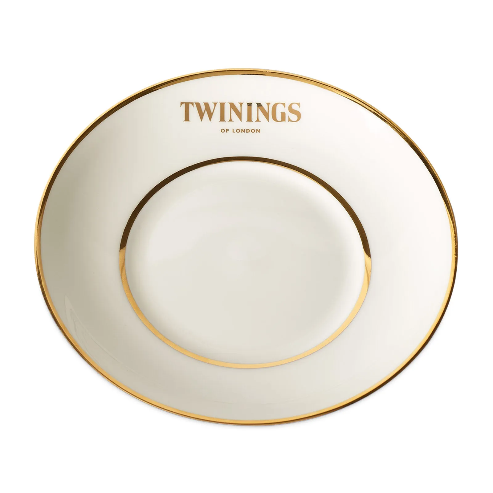 Twinings 216 Strand Teacup & Saucer - Gold Edge