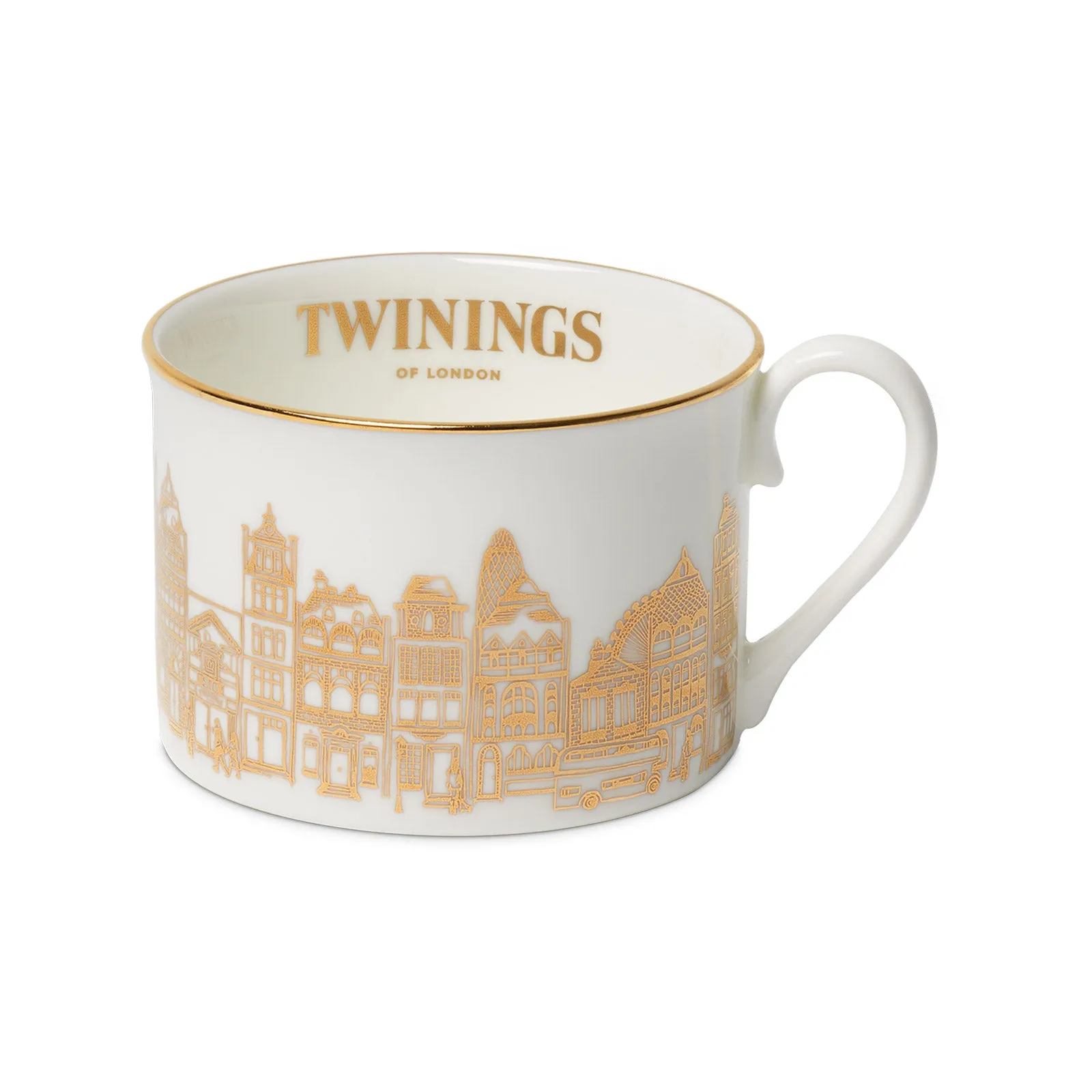 Twinings 216 Strand Teacup & Saucer - Gold Edge