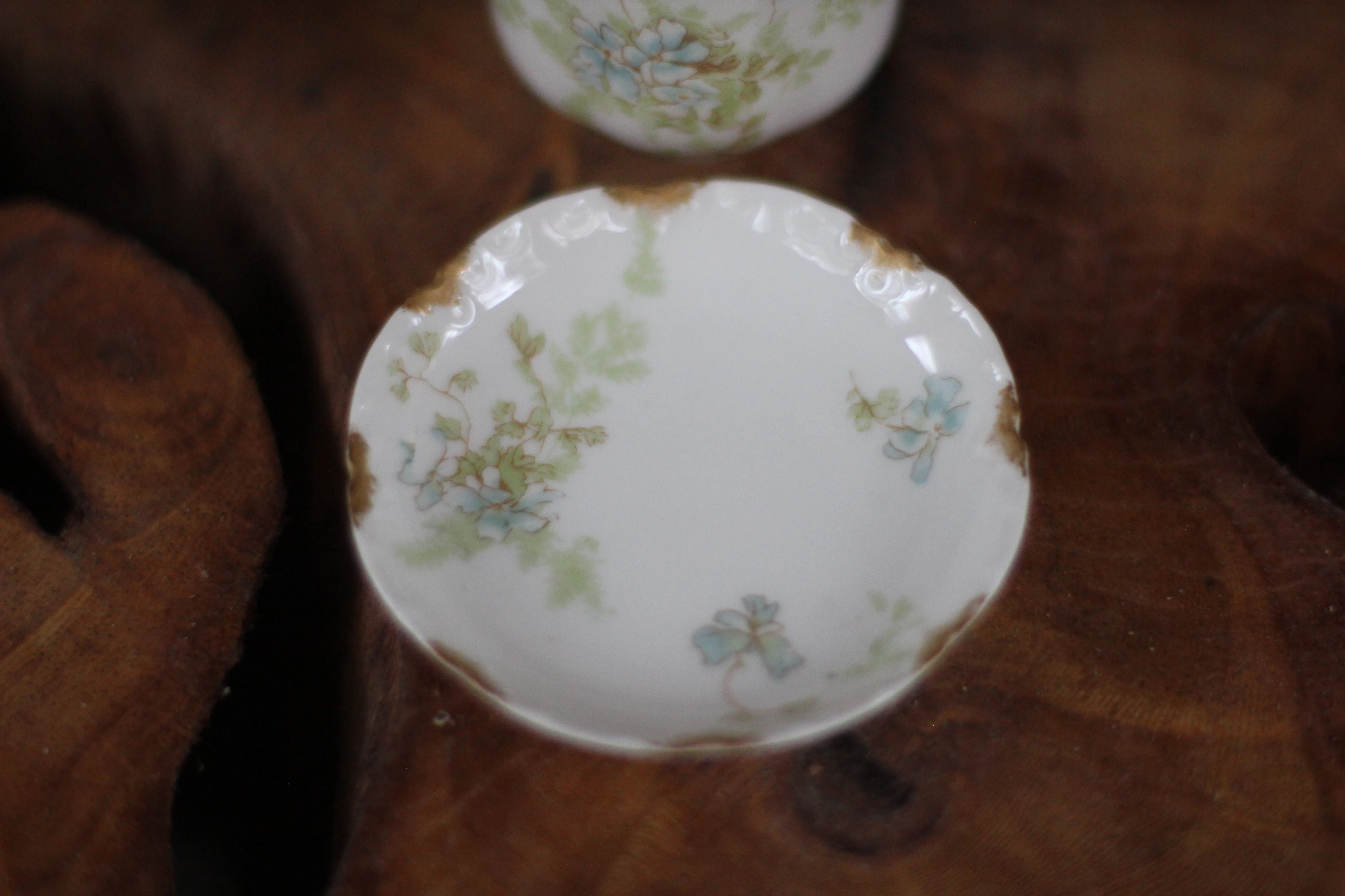 Vintage Tiny Limoges Haviland France Tea Cup Set