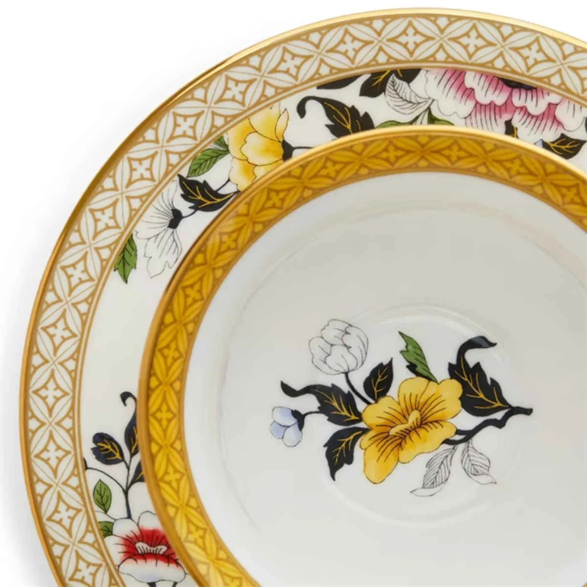 Wedgwood Wonderlust Cup & Saucer Primrose