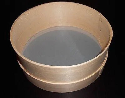 Wooden Flour Sifter Sieve Traditional Diameter 15cm 5.90 inches Handmade