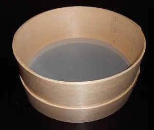 Wooden Flour Sifter Sieve Traditional Diameter 15cm 5.90 inches Handmade