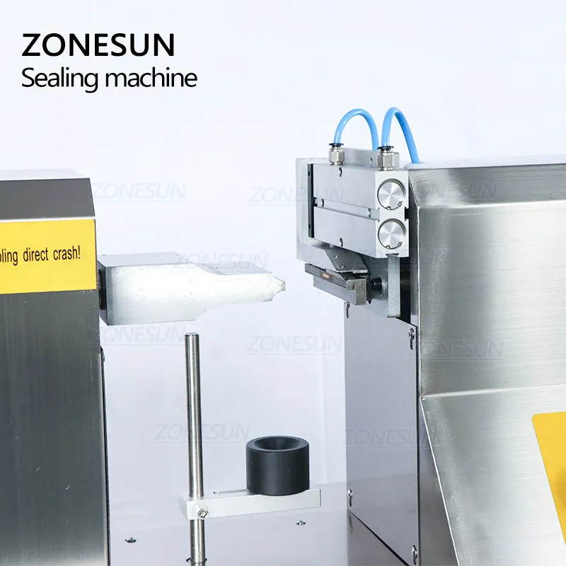 ZONESUN QDFW-125S Ultrasonic Hand Cream Soft Hose Sealer Equipment Tools Plastic Tube Sealing Machine