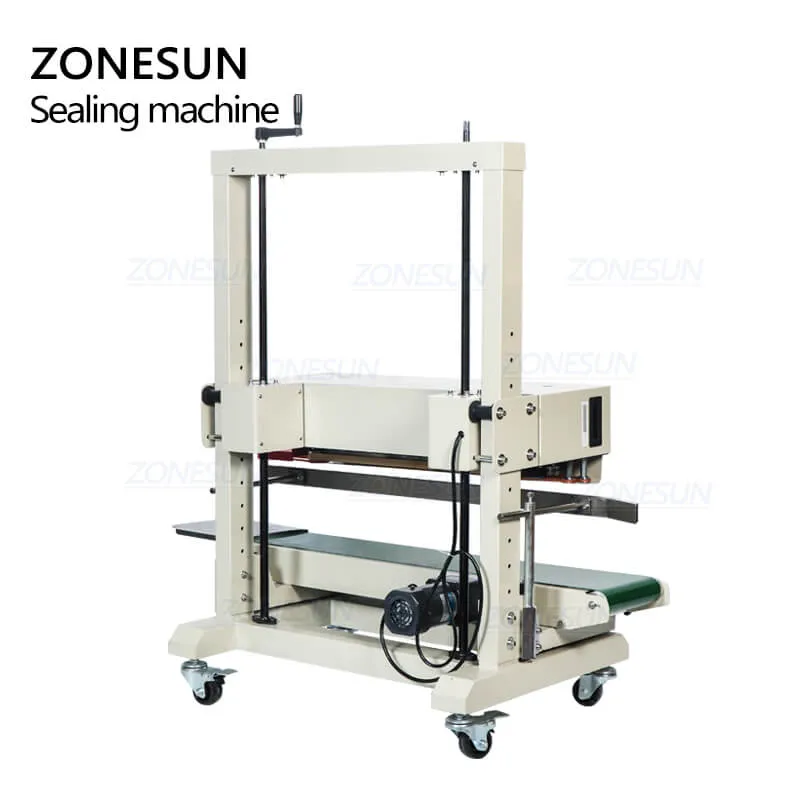 ZS-FR1100 Semi-automatic Continuous Snacks Cookie Food Pouch Plastic Bag Side Sealing Machine