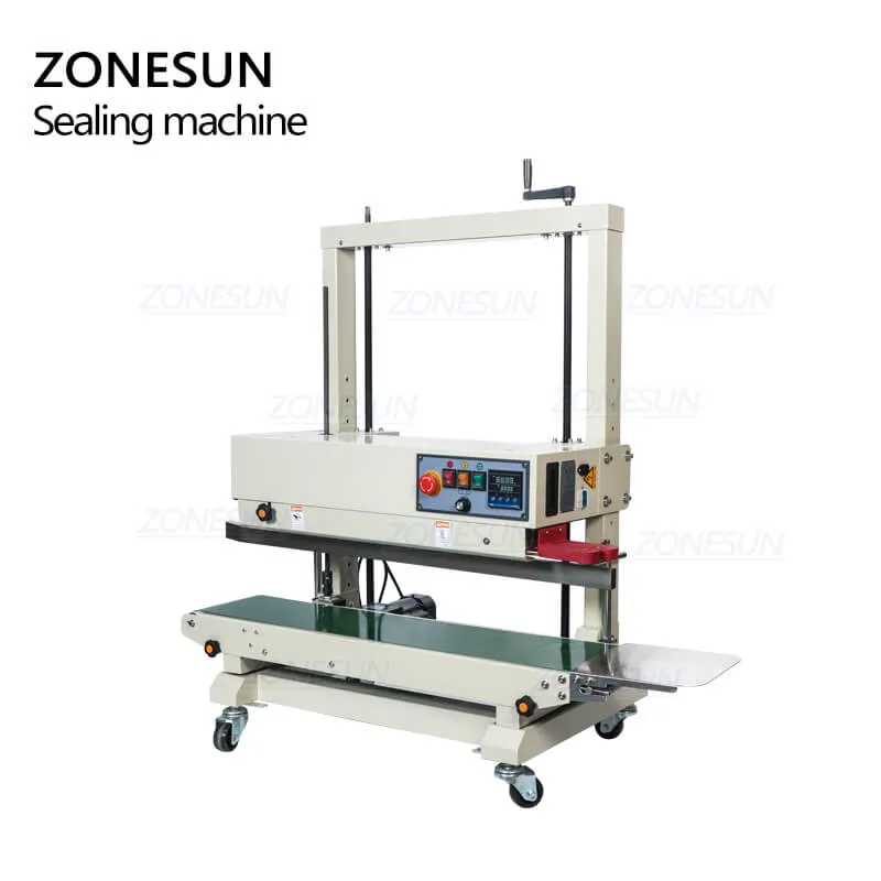 ZS-FR1100 Semi-automatic Continuous Snacks Cookie Food Pouch Plastic Bag Side Sealing Machine